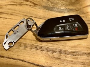 Keychain - VW ID. BUZZ Silhouette Design